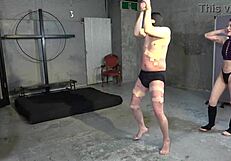 mistress youko and mistress minami alternately ballbusting and facesitting with domination.