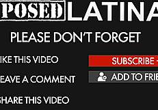 Exposed Latinas - I Fuck Hot Latina on Couch While Watching Movie - Abby Montano