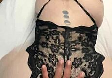 Fucking latina pussy with finger in her ass