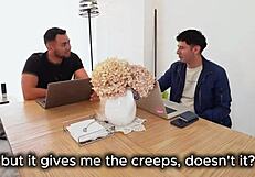 i'm a horny milf in hot threesome with two college students, sucking their big cocks and riding them hard