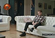 Cheating milking old lactating european granny stepmommy for sex in stockings