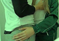 There's always a curvy student in class, she develops, convinces her, fucks her mouth hard, then penetrates in sports uniform and fills her with milk