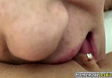 Alex and Addison lick pussies wildly in hotel room!