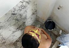 Ducha Ardiente Madrastra Follando Ferozmente a Su Hijastro