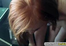 Alex and Addison lick pussies wildly in hotel room!