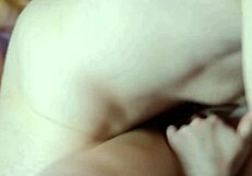 huge amount of cum on her face and in her mouth