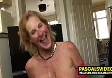 Blonde Granny Molly Maracas Craves Rough Doggystyle Action