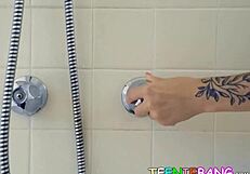 teen dani blu rides stepbrothers big cock reverse cowgirl