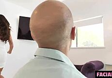 April Gets Double Teamed By Boyfriend And Stepbro