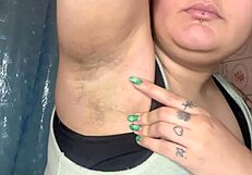 Sweat And Cream Build Up In My Armpits During Intense Fetish Play