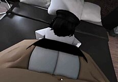 Busty Goth Friend Gets Fucked In Roblox Game