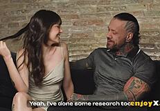 Inked Beau Penetrates Brunette in Rigid XXX Porn