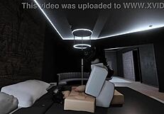 Busty Goth Friend Gets Fucked In Roblox Game