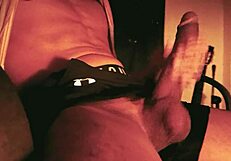 Guy JERKING OFF in underwear CUMS HARD after school