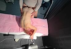 I Let My Wife Go For Massage But Male Masseur Fuck Her Well He Cum On Her Tits!