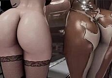 bald pussy lightning gets tight ass hole fucked judy squirts while getting ass fucked 2b and eve ass slap each other