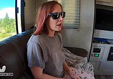 Stepson TRICKS stepmom AFTER LASIK - Jane Cane Shiny Cock Films