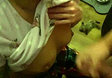 Cumshot On Tits From Monster Cock