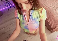 Young Teen Sucks Off Her Classmate In Homemade Video