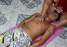 Hot Mature Slut Seduces Her Stepson With Big Ass And Natural Tits