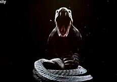 स्नो बनी स्लट किंग कोबरा लंड को रॉ रफ एंड ड्रिपिंग वर्शिप करती है