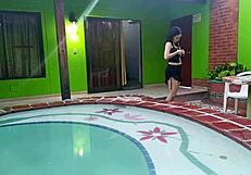 Stepsister fucks stepbrother in motel hard!