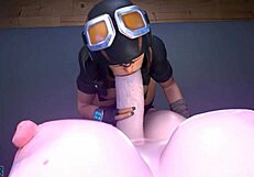 Night Rose Thresome Movie on Pornbl.Com Features Anime Cartoon Futanari with Big Tits and Monster Cocks