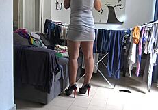 Risky sex my turkish stepmother almost caught me masturbating