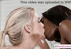 Hot Masseuse Licks Blonde Client Cunt!