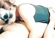 The Asian wife makes him cum while wet and horny