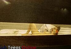 you watch your neighbour masturbating, fingering her huge natural tits and pussy