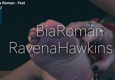 Foot obsession looks adorable in this submissive scene.