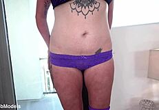 Kali Danes Feels Intense Pleasure With Huge Cock Blowjob And Swallow