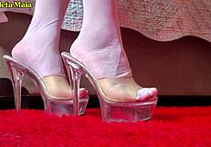 Punheta Guiada Brincadeira Dos Pezinhos - Guided Handjob Foot Play - With Espuleta Maia