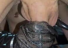 Glove Wearing Milf Milks Cock