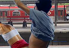 me and my partner had sex in the train terminal publickly