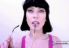 Wow, beautiful brunette seduced by producer in hot modeling audition casting!