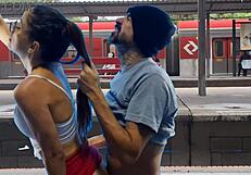 me and my partner had sex in the train terminal publickly