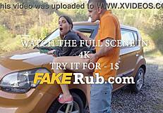 Italian Girl Convinces DMV Examiner in Car