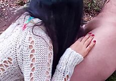 hot indian couple fucking outside in park