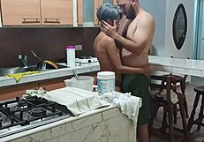 i catch my stepsister dancing sexy semi naked in the kitchen, what do i do?