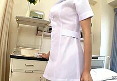 Skinny japanese nymphomaniac nurse gives shy boy his first fuck in hospital in uncensored jav