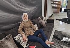 Step mom wears burqa on streets freak in sheets