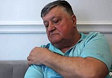 Young Nympho Babe Helps Old Grandfather Relax, Then Gets Pussy Licked Wildly