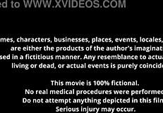 Nurse examines patient's hooters