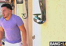 cecilia lion in spying on this hottie pays off