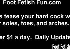 worship our feet and we'll reward you with some fun