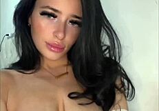 American exchange student engages in solo play on webcam with toys