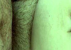 Cheating Wife Lets Me Cum Inside Her Hairy Pussy While Husband's Away