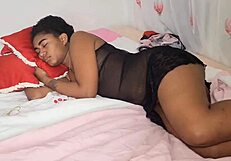 Caught masturbating, he fucks me hard